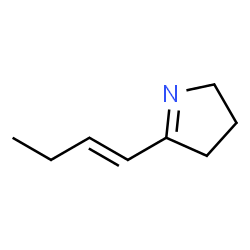 2H-Pyrrole,5-(1-butenyl)-3,4-dihydro-,(E)-(9CI)结构式