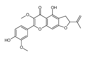 velloquercetin 3,3'-dimethyl ether结构式