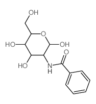 D-Glucopyranose,2-(benzoylamino)-2-deoxy-结构式