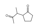 2-(1-methyl-2-oxopropyl)-1-cyclopentanone Structure