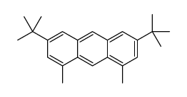 3,6-ditert-butyl-1,8-dimethylanthracene结构式