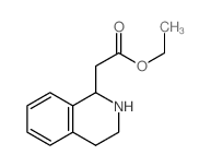 1-Isoquinolineaceticacid, 1,2,3,4-tetrahydro-, ethyl ester structure