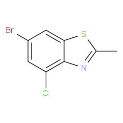 6-Bromo-4-chloro-2-methylbenzo[d]thiazole Structure
