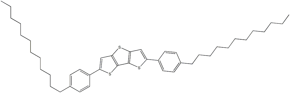 2,6-Bis(4-dodecylphenyl)-dithieno[3,2-b :2',3'-d]thiophene Structure