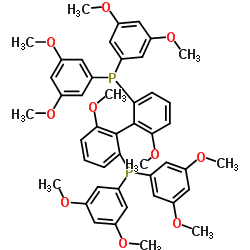 (R)-2,2'-Bis[di(3,5-dimethoxyphenyl)phosphino]-6,6'-dimethoxy-1,1'-biphenyl Structure