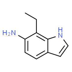 1H-Indol-6-amine,7-ethyl-(9CI)结构式