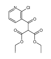 diethyl 2-(2-chloronicotinoyl) malonate Structure