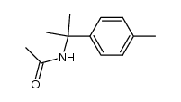 N-(2-(p-methylphenyl)-2-propyl)acetamide结构式