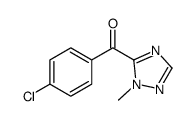 (4-Chlorophenyl)(1-methyl-1H-1,2,4-triazol-5-yl)methanone结构式