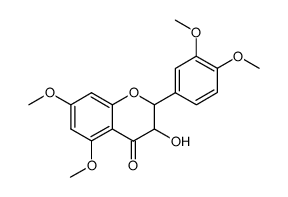 2-(3,4-dimethoxy-phenyl)-3-hydroxy-5,7-dimethoxy-chroman-4-one Structure