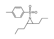 (2S,3S)-1-(4-methylphenyl)sulfonyl-2,3-dipropylaziridine结构式