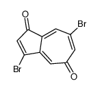 3,7-dibromoazulene-1,5-dione结构式