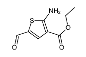 3-Thiophenecarboxylicacid,2-amino-5-formyl-,ethylester(9CI)结构式