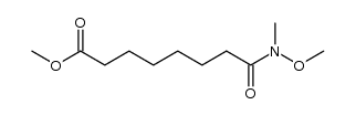 methyl 7-(N-methoxy-N-methylcarbamoyl)heptanoate结构式