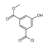 Benzoic acid, 3-(chlorocarbonyl)-5-hydroxy-, methyl ester (9CI) structure