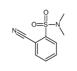 2-Cyano-N,N-dimethylbenzenesulfonamide结构式