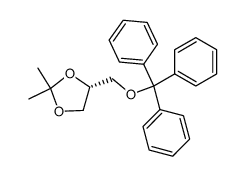 (R)-2,2-dimethyl-4-trityloximethyl-[1,3]dioxolane Structure