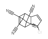 3-Chlor-3a,4,7,7a-tetrahydro-etheno-inden-5,5,6,6-tetracarbonitril结构式