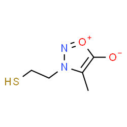 1,2,3-Oxadiazolium,5-hydroxy-3-(2-mercaptoethyl)-4-methyl-,innersalt(9CI)结构式