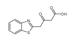 4-benzothiazol-2-yl-3-oxo-butyric acid Structure