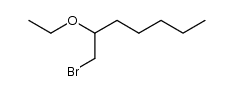 2-ethoxy-1-bromo-heptane结构式