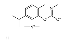 trimethyl-[3-methyl-2-(methylcarbamoyloxy)-6-propan-2-ylphenyl]azanium,iodide Structure