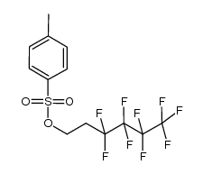 toluene-4-sulfonic acid 3,3,4,4,5,5,6,6,6-nonafluorohexyl ester结构式