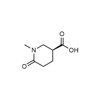(S)-1-methyl-6-oxopiperidine-3-carboxylic acid Structure