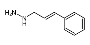 3-phenyl-(E)-2-propenylhydrazine Structure