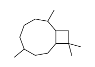 2,6,10,10-Tetramethylbicyclo[7.2.0]undecane结构式