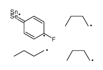 1-fluoro-4-λ1-selanylbenzene,tributyltin结构式