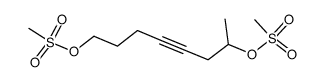 oct-4-yne-1,7-diyl dimethanesulfonate结构式