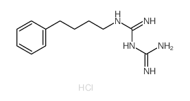 2-(N-(4-phenylbutyl)carbamimidoyl)guanidine structure