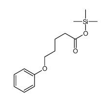 5-Phenoxyvaleric acid trimethylsilyl ester结构式