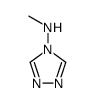 4-methylamino-4H-1,2,4-triazole Structure