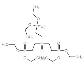 1-[2-[bis(2-diethoxyphosphorylethyl)phosphoryl]ethyl-ethoxy-phosphoryl]oxyethane结构式