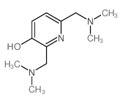 2,6-bis((dimethylamino)methyl)-3-pyridinol结构式