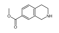 1,2,3,4-四氢-7-异喹啉羧酸甲酯结构式