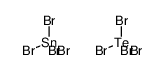 perbromostannane compound with tetrabromo-4-tellane (1:1) Structure
