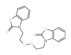 2(3H)-Benzothiazolethione,3,3'-(dithiodi-2,1-ethanediyl)bis- (9CI) structure