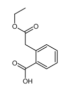 2-(2-ethoxy-2-oxoethyl)benzoic acid Structure