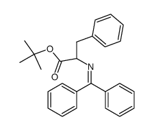 tert-butyl 2-((diphenylmethylene)amino)-3-phenylpropanoate Structure