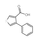 4-phenylthiophene-3-carboxylic acid Structure