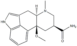 10-Methoxy-6-methylergoline-8α-carboxamide结构式