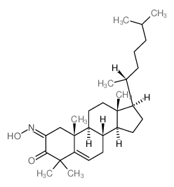 Cholest-5-ene-2,3-dione,4,4-dimethyl-, 2-oxime (7CI,8CI,9CI) structure