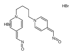 oxo-[[1-[4-[4-(oxoazaniumylmethylidene)pyridin-1-yl]butyl]pyridin-4-ylidene]methyl]azanium,dibromide Structure