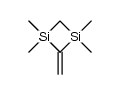 1,1,3,3-tetramethyl-2-methylene-1,3-disilacyclobutane Structure