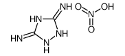 nitric acid,1H-1,2,4-triazole-3,5-diamine结构式