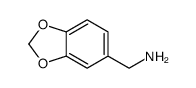 3,4-Methylenedioxy benzylamine结构式