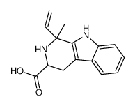 1-methyl-1-vinyl-1,2,3,4-tetrahydro-β-carboline-3-carboxylic acid Structure